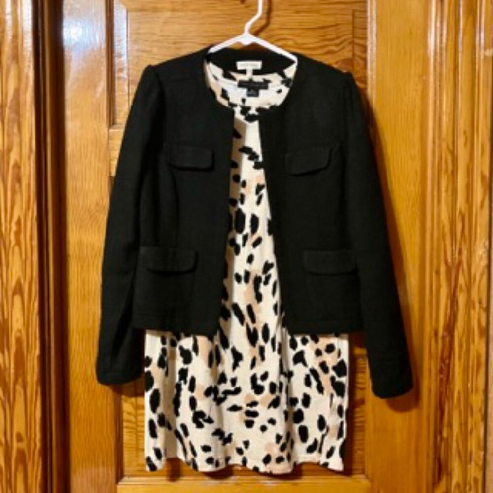 Leopard Print Short-Sleeve T-shirt Mini Dress: Sanctuary/Size Small